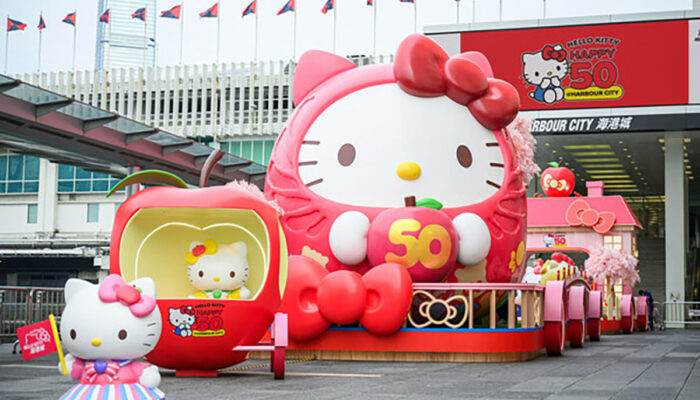 Anniversary ke-50, Hello Kitty Hong Kong Kolaborasi dengan Mal Terbesar Harbour City