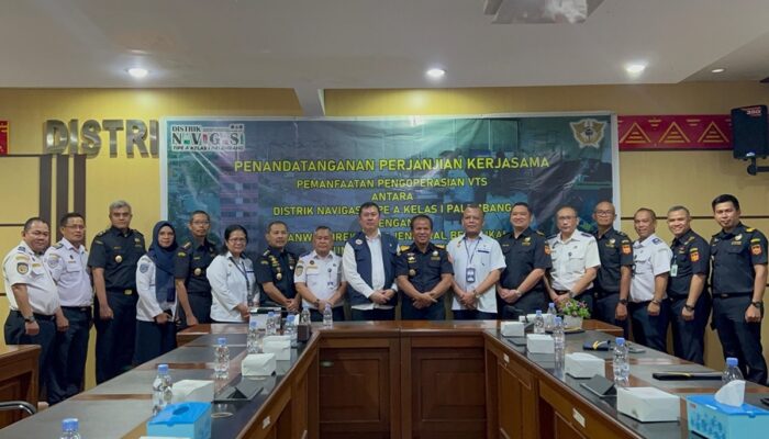Kemenhub Gandeng Bea Cukai Perkuat Operasional VTS di Palembang