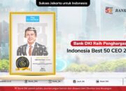 Bank DKI Peroleh Penghargaan Indonesia Best 50 CEO 2024