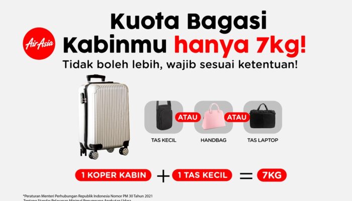 Jelang Libur Lebaran 2024, AirAsia Ingatkan Ketentuan Bagasi Kabin di Pesawat