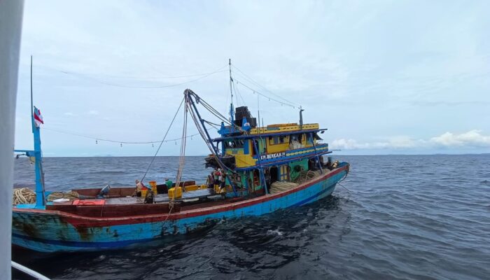 Cegah Potensi Konflik di Laut, KKP Amankan 2 Kapal Ikan di Selat Makassar