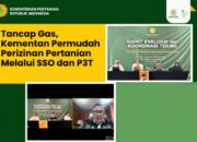 Kementan Permudah Perizinan Pertanian Melalui SSO dan P3T