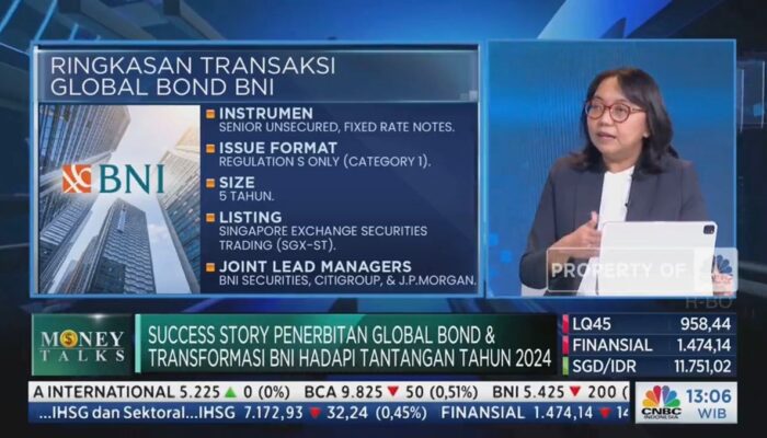 Global Bond BNI Tarik Minat Investor 6,4 Kali Lipat