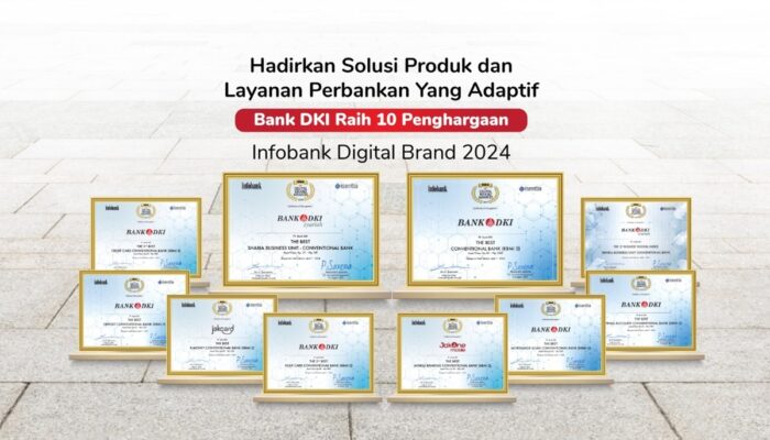 Bank DKI Torehkan Prestasi Raih 10 Penghargaan Infobank Digital Brand 2024