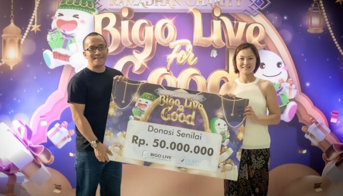 Bigo Live Donasikan Lebih Dari Rp100 Juta Kepada YKAKI dan Panti Asuhan Annajah