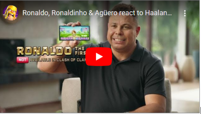 Ronaldo, Ronaldinho & Agüero Kritik Erling Haaland Usai Jadi Karakter Clash of Clans