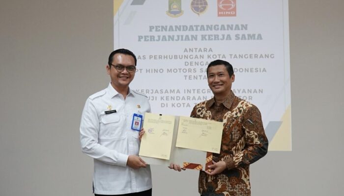 Hino Bersama Dinas Perhubungan Kota Tangerang Bersinergi dalam Integrasi Layanan Uji Berkala Kendaraan Bermotor di Kota Tangerang