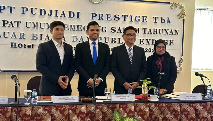 PT Pujiadi Prestige Tbk Tebar Dividen Tunai untuk Pemegang Saham