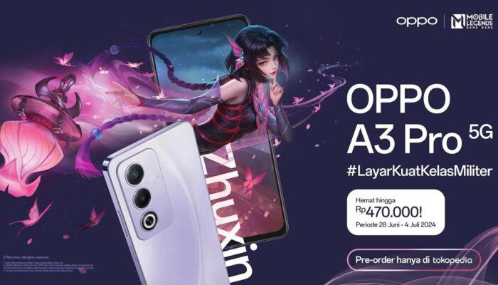 Kolaborasi dengan Mobile Legends: Bang Bang, OPPO A3 Pro 5G Tawarkan Tiga Keunggulan Utama untuk Pengalaman Hiburan Optimal