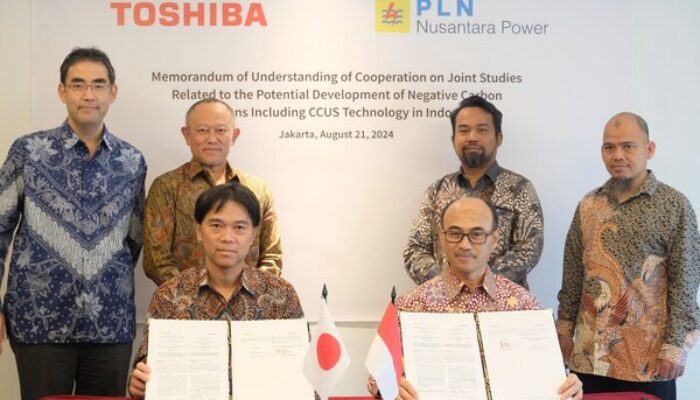 Toshiba dan PLN Nusantara Power Jajaki Penerapan Teknologi Penangkapan CO₂ pada Pembangkit Listrik Termal