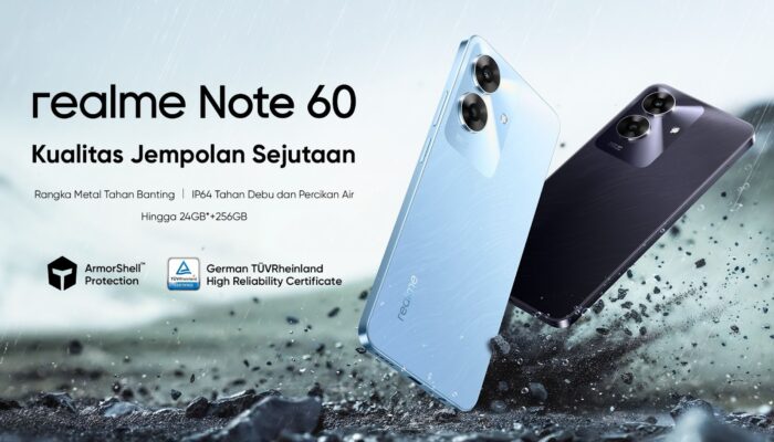 Indonesia Jadi Negara Pertama Peluncuran realme Note 60, Harga Dibanderol Sejutaan