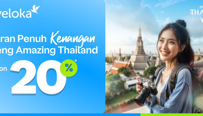 Traveloka dan Tourism Authority of Thailand Hadirkan Amazing Thailand Deals 