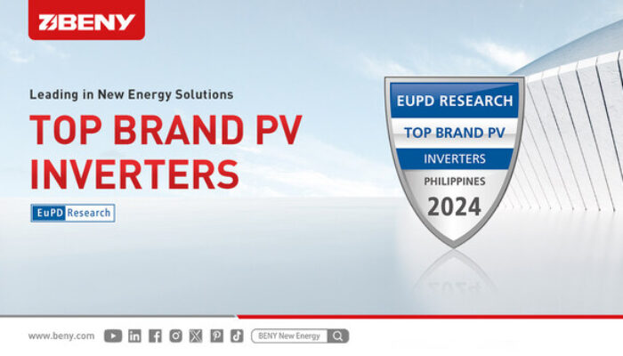 Beny Raih Penghargaan Top Brand PV 2024 atas Produk Inverter dari EUPD Research