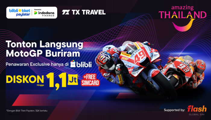 Blibli Jadi Exclusive E-commerce Platform untuk MotoGP Asia Tenggara, Tawarkan Paket Perjalanan Anti Ribet di Negara Tujuan