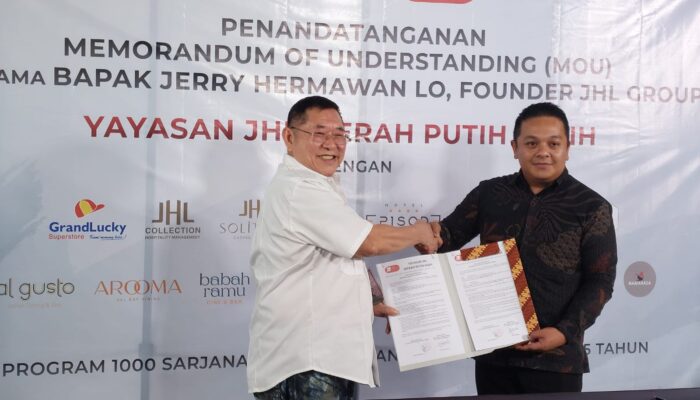 Yayasan JHL Merah Putih Kasih Ajak  Belasan Tenant Dukung Program Pencetakan 1.000 Sarjana Pertanian