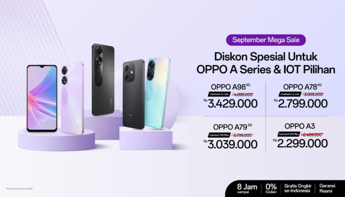 OPPO Online Store  Tawarkan Keuntungan Eksklusif Cashback Hingga Rp2 Juta