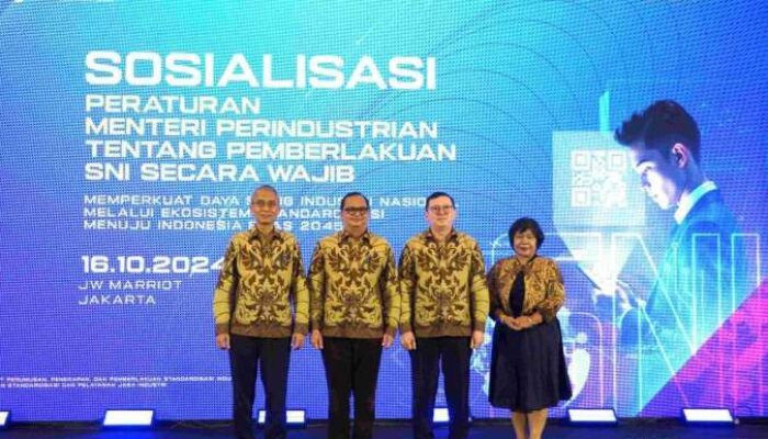 Kementerian Perindustrian Dorong Industri Manufaktur Terapkan Standardisasi Produk