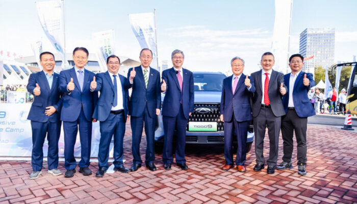 Ban Ki-moon Hadiri Chery Ride Green Life  Mengendarai Tiggo 9 PHEV