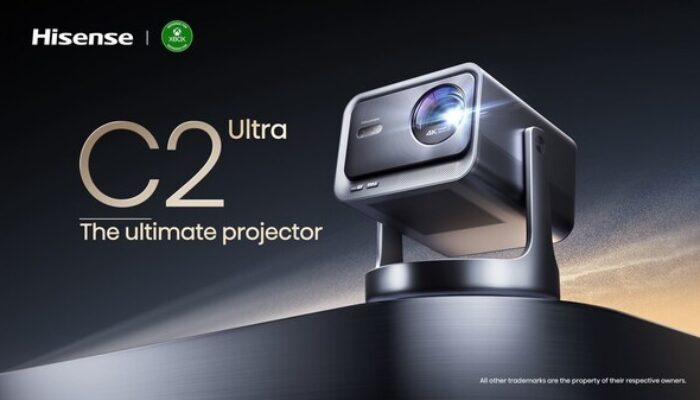 Bersertifikasi Designed for Xbox, Hisense Kenalkan 4K Laser Smart Mini Projector C2 Ultra