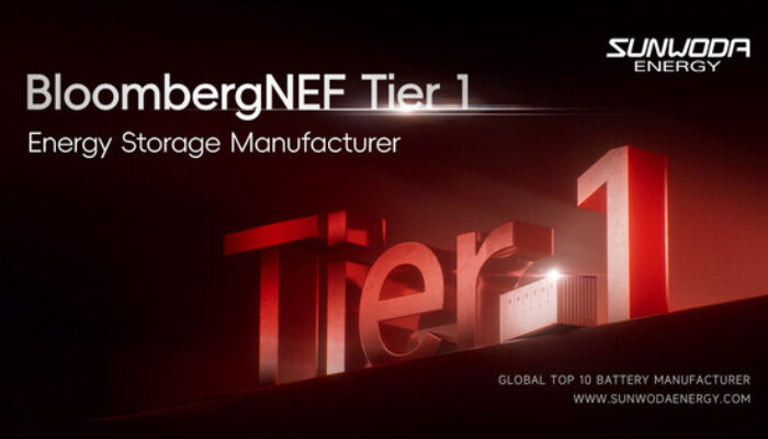 Sunwoda Energy Tercantum dalam Daftar BNEF Energy Storage Tier 1