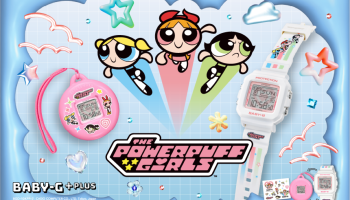 Casio BABY-G Kolaborasi The Powerpuff Girls  BABY-G+PLUS Dua Fungsi: Jam Tangan dan Aksesori Charm 