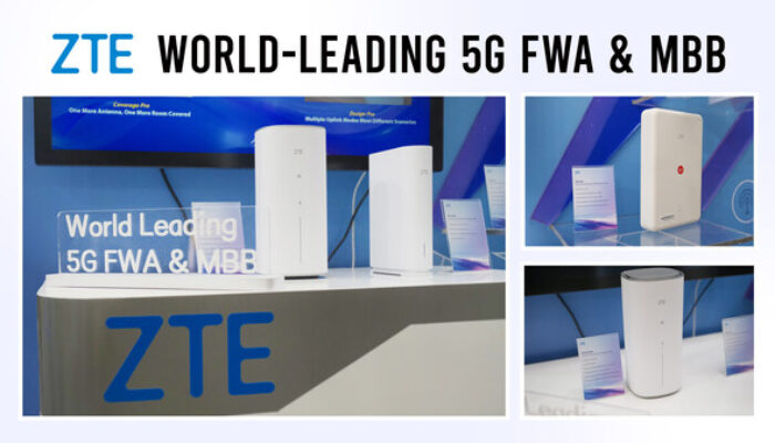 ZTE Pamerkan Solusi 5G FWA&MBB yang didukung AI di Network X 2024