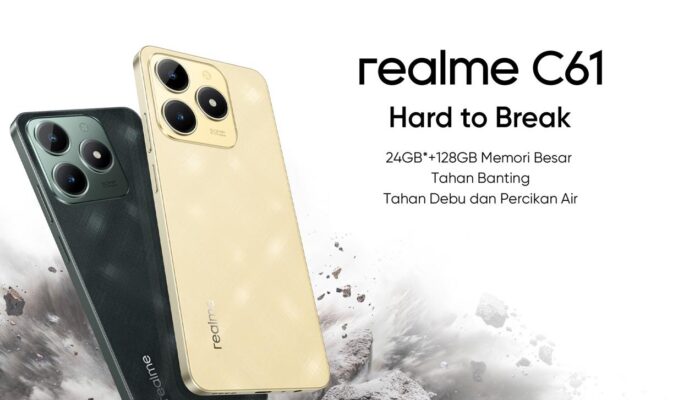 realme C61  Dibanderol Mulai Rp1.699.000, Ini Keunggulannya