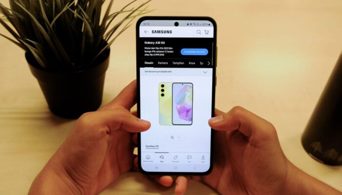 Online Shopping Mudah dan Nyaman dengan Samsung Galaxy A35 5G 