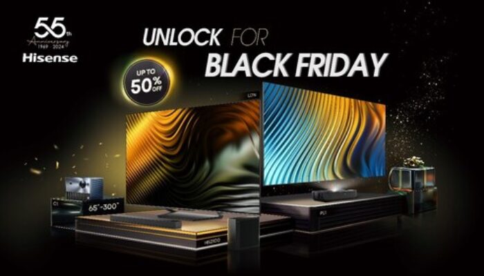 Hisense Tawarkan Diskon Besar-Besaran dalam Program Belanja Unlock For Black Friday