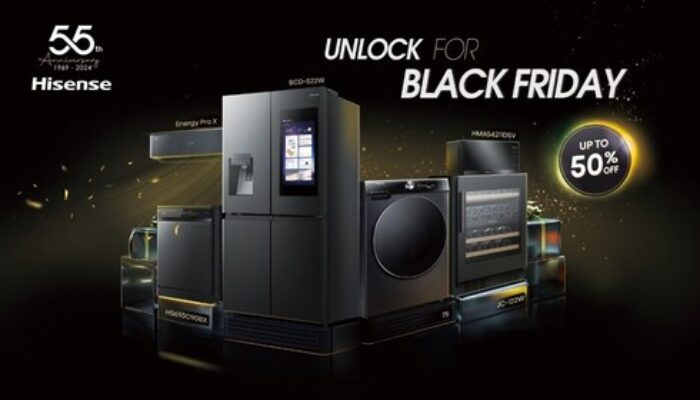 Hisense Hadirkan Rangkaian Produk Smart Home Terbaik Lewat Program Unlock for Black Friday