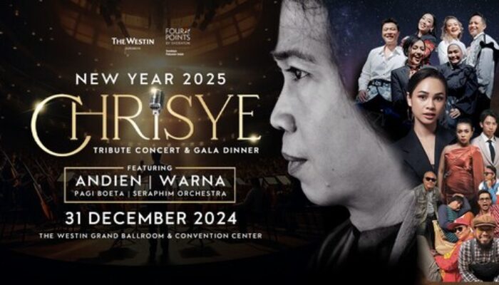 Konser Tahun Baru 2025 Bertemakan “Chrisye” di The Westin Grand Ballroom, Surabaya