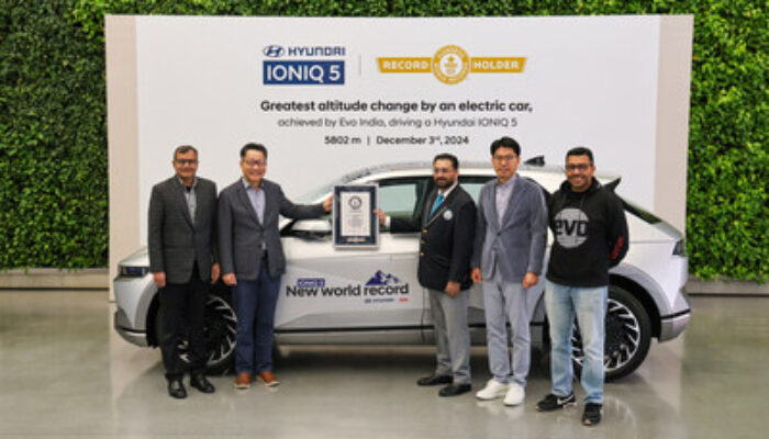 Hyundai IONIQ 5 Cetak Rekor Dunia Perubahan Ketinggian Terbesar Mobil Listrik