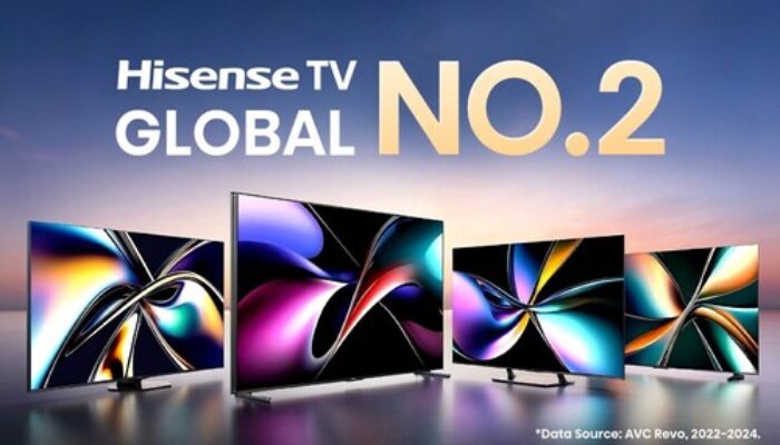 Volume Penjualan TV Hisense  Duduki Peringkat Kedua di Dunia selama 3 Tahun Berturut-turut