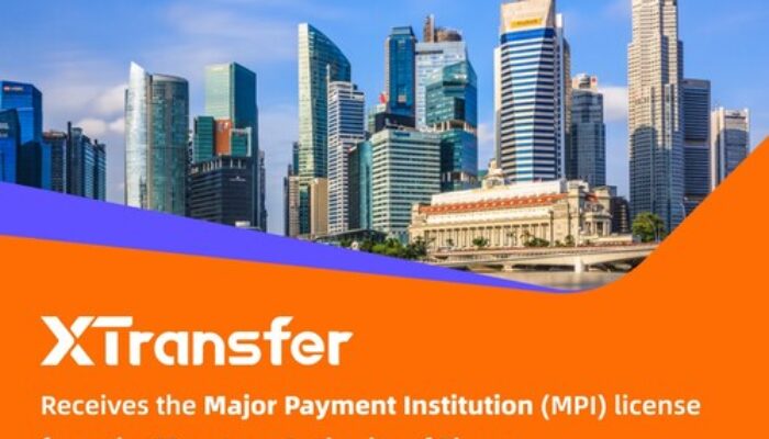 XTransfer Resmi Raih Lisensi MPI dari Monetary Authority of Singapore