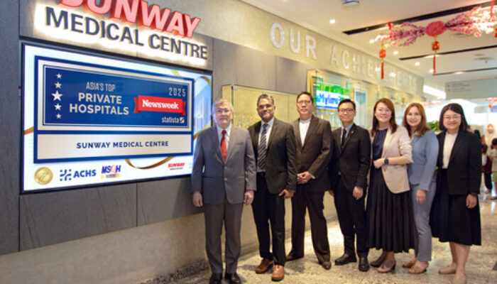 Sunway Medical Centre Masuk Edisi Pemeringkatan Newsweek’s Asia’s Top Private Hospitals 2025