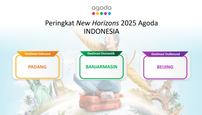 Peringkat New Horizons Agoda, Padang Destinasi Wisata Baru Teratas di Indonesia