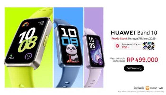 Huawei Band 10 Resmi Dijual di Indonesia, Hadirkan Fitur Lengkap untuk Ramadan