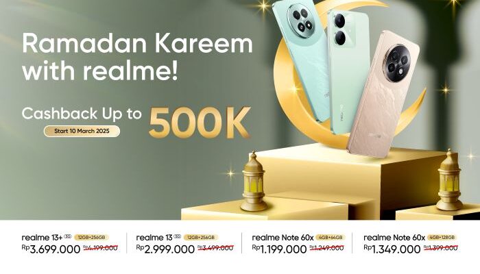 Deretan Smartphone realme dengan Harga Spesial hingga Potongan Rp500 Ribu