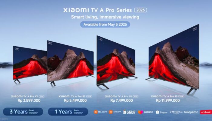 Xiaomi TV A Pro Series 2026 akan Hadir pada 5 Mei 2025,  Tawarkan Smart Living dan Pengalaman Menonton Imersif