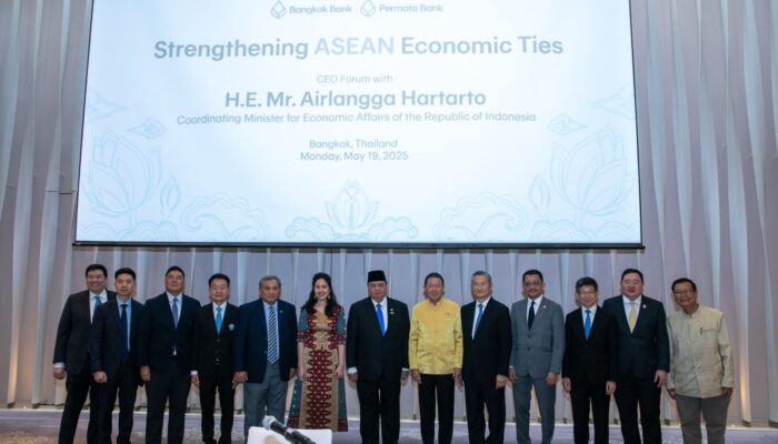 Menko Airlangga Hartarto Hadiri CEO Forum yang diselenggarakan Bangkok Bank dan Permata Bank