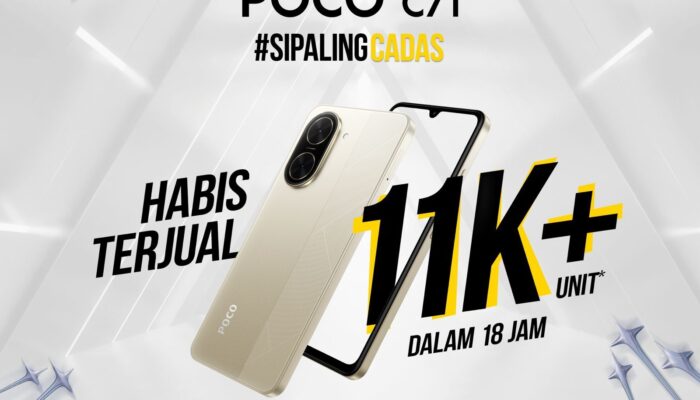 Hype Gila-Gilaan! Harga Mulai Rp999.000, Penjualan POCO C71 Meledak di Masa Early Bird