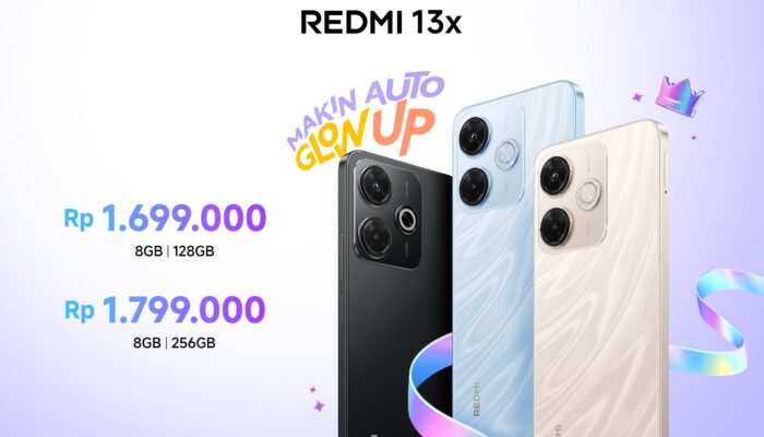 Tampil Beda dengan Desain Memukau, Redmi 13x Siap Bikin Kamu Makin Glow Up!