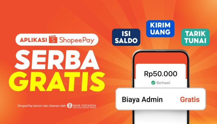 Cuma di Aplikasi ShopeePay Serba Gratis