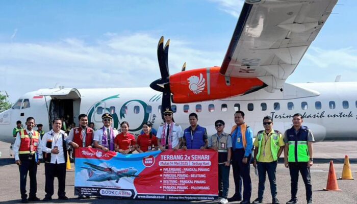 Wings Air Buka Koneksi Udara Belitung – Bangka – Palembang