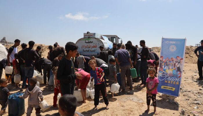 INH Salurkan Bantuan Air Bersih dan Paket Sembako untuk Ribuan Warga Gaza