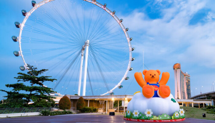 Wahana Kincir Bertema Wiggle Wiggle Hadir di Singapore Flyer 