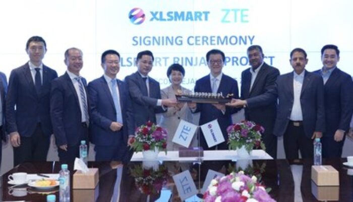 ZTE Resmi Gandeng XLSMART untuk Perkuat Konektivitas Digital Indonesia dan Bangun Infrastruktur Jaringan