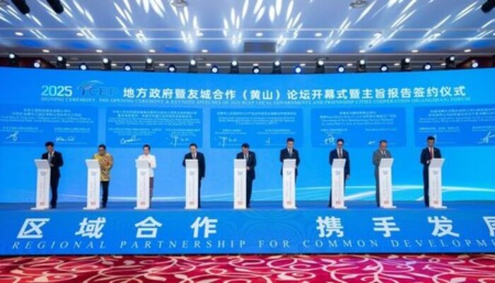 Forum RCEP 2025 Resmi Dibuka di Huangshan: Perkuat Kerja Sama Kota Kembar dan Investasi Regional