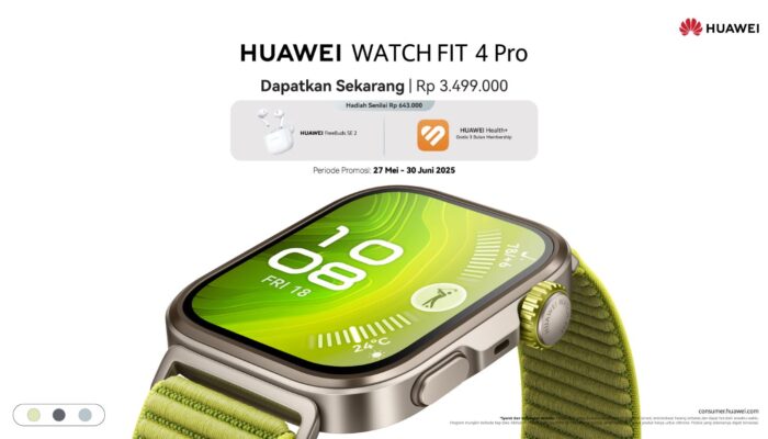 HUAWEI WATCH FIT 4 Series Jadi Smartwatch Terlaris, Andalkan Desain Ramping dan Fitur Premium