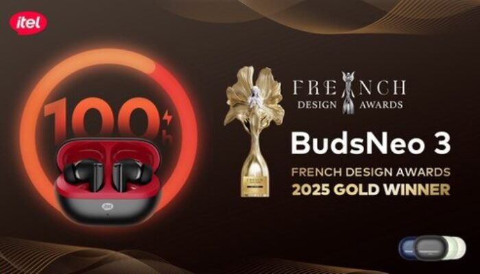 itel BudsNeo 3 Raih Penghargaan Desain Prancis, Tahan 100 Jam dan Siap Ekspansi Global
